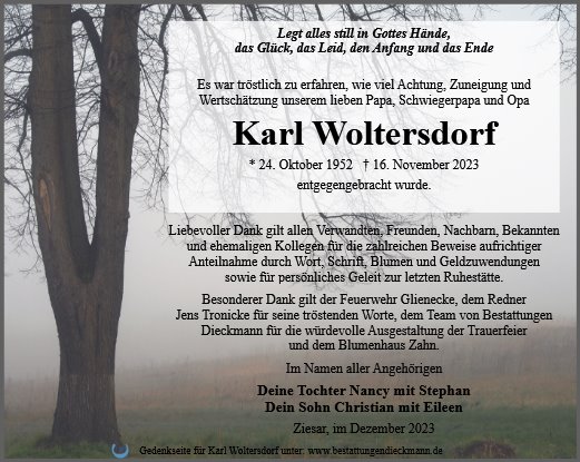 Karl Woltersdorf