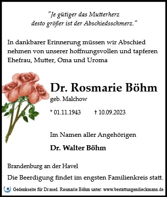 Rosmarie Böhm