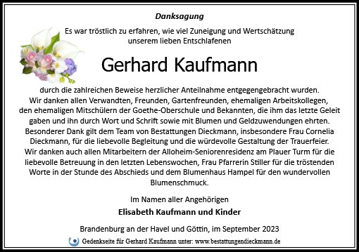 Gerhard Kaufmann