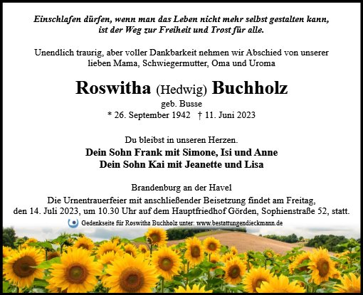 Roswitha Buchholz