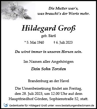 Hildegard Groß