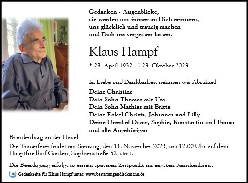 Klaus Hampf