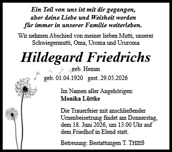 Hildegard Friedrichs