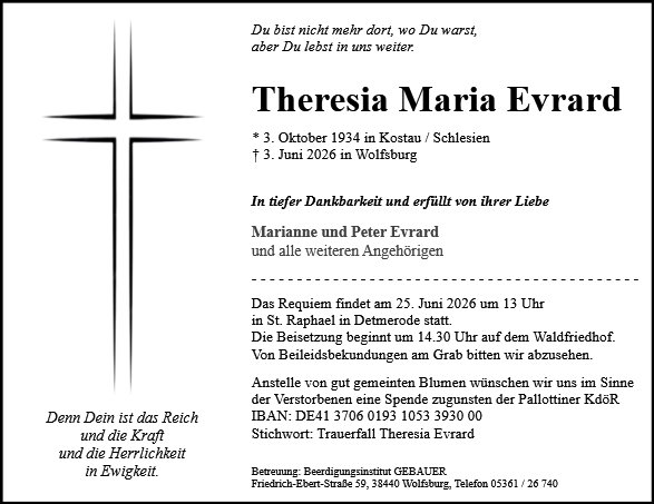 Theresia Evrard