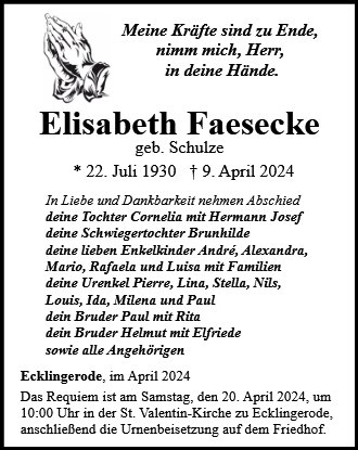 Elisabeth Faesecke