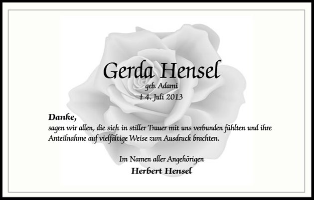 Gerda Hensel