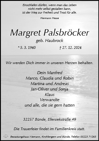 Margret Palsbröcker