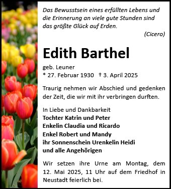 Edith Barthel