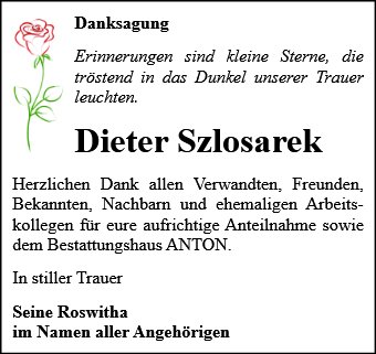 Dieter Szlosarek