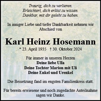 Karl Heinz Hosemann