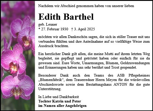 Edith Barthel