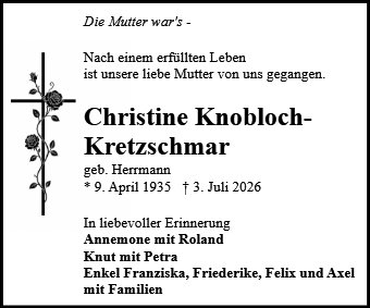 Christine Knobloch-Kretzschmar