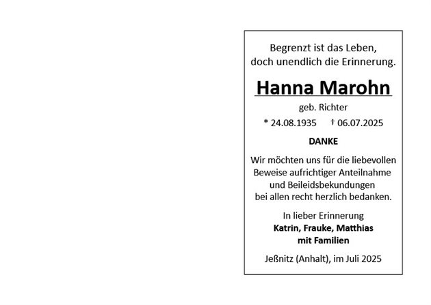 Hanna Marohn
