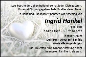Ingrid Hankel
