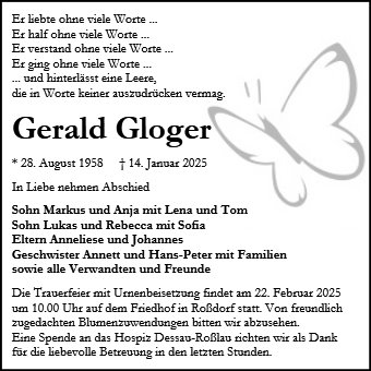 Gerald Gloger