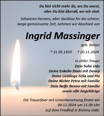 Ingrid Massinger