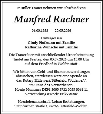 Manfred Rachner