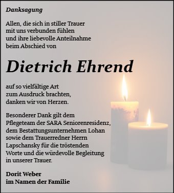 Dietrich Ehrend