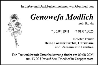 Genowefa Modlich