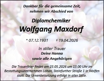 Wolfgang Maxdorf