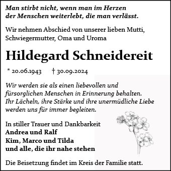 Hildegard Schneidereit