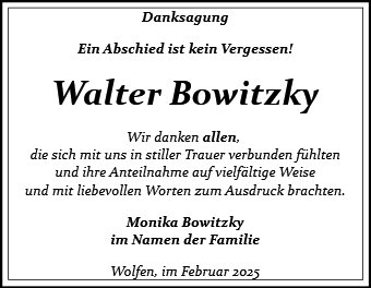 Walter Bowitzky