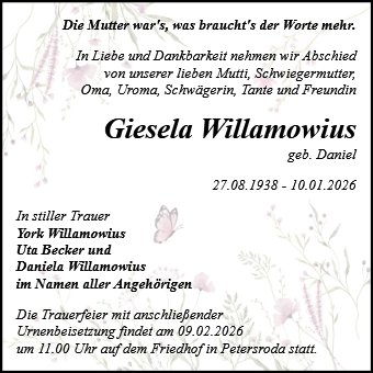 Giesela Willamowius