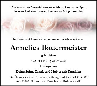 Annelies Bauermeister