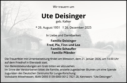 Ute Deisinger