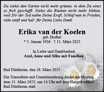 Erika van der Koelen