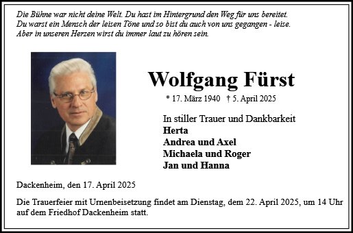 Wolfgang Fürst