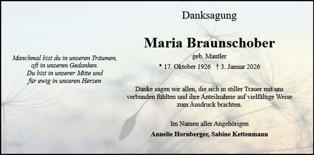 Maria Braunschober