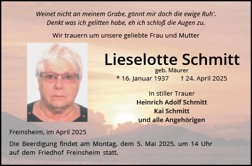 Lieselotte Schmitt