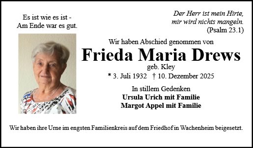 Frieda Drews