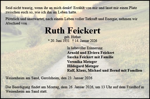 Ruth Feickert
