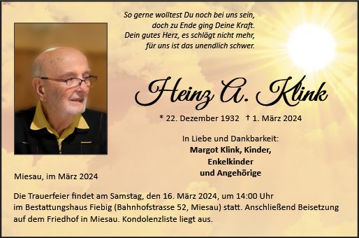 Heinz Klink