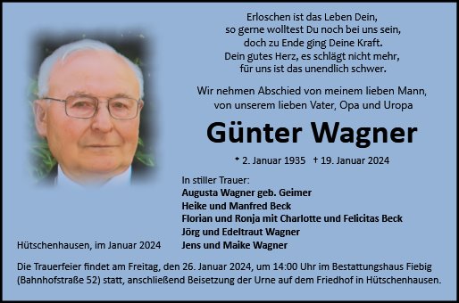 Günter Wagner