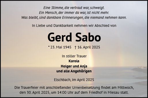 Gerd Sabo