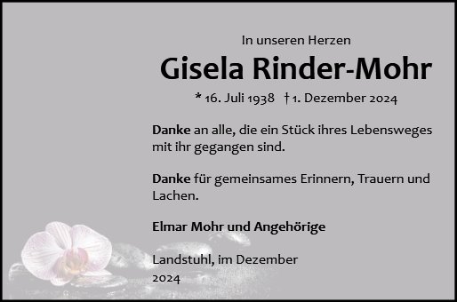 Gisela Rinder-Mohr