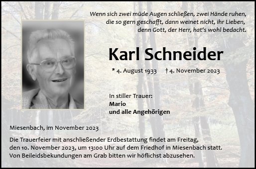 Karl Schneider