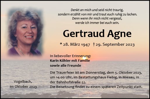 Gertraud Agne