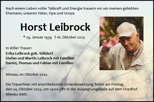 Horst Leibrock
