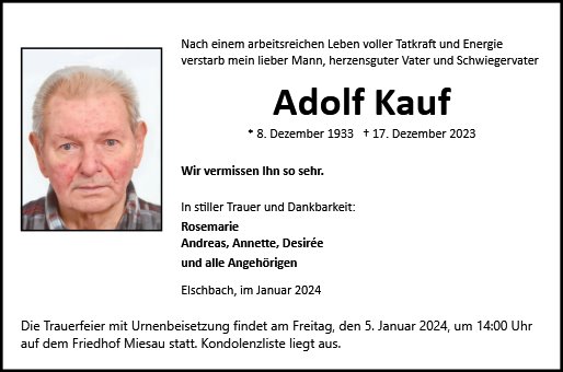 Adolf Kauf