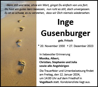 Inge Gusenburger