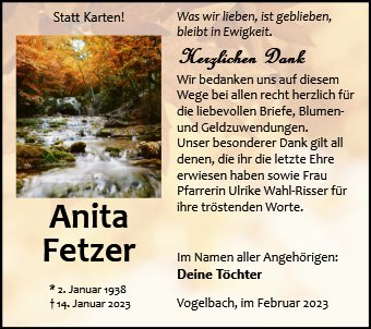 Anita Fetzer