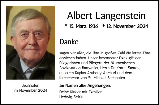 Albert Langenstein