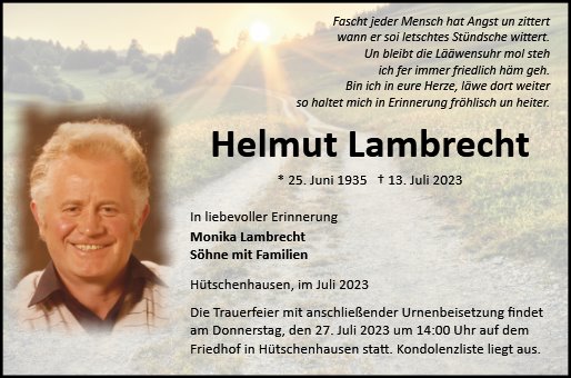 Helmut Lambrecht