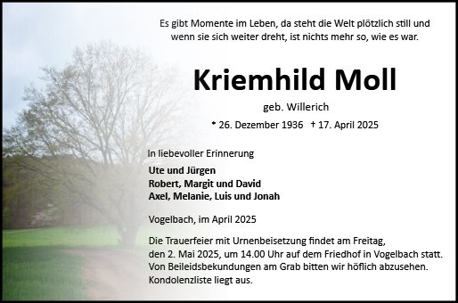 Kriemhild Moll