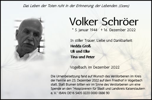 Volker Schröer