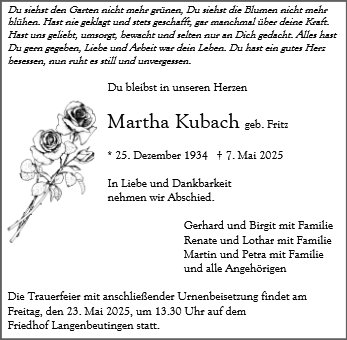 Martha Kubach
